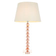 Adelie Blush Table Lamp &  Cici 12 inch Ivory Shade