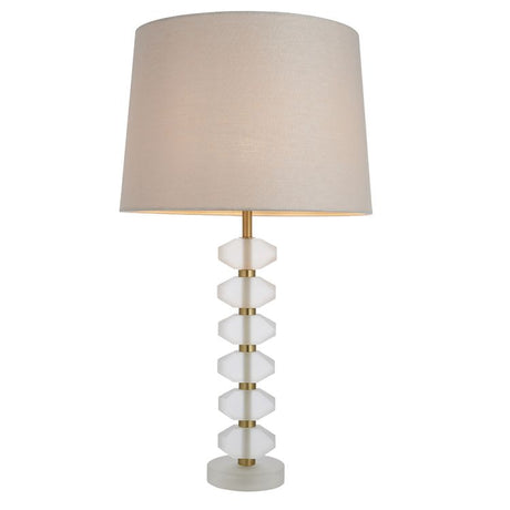 Annabelle Table Lamp & Mia 14 inch Natural Shade