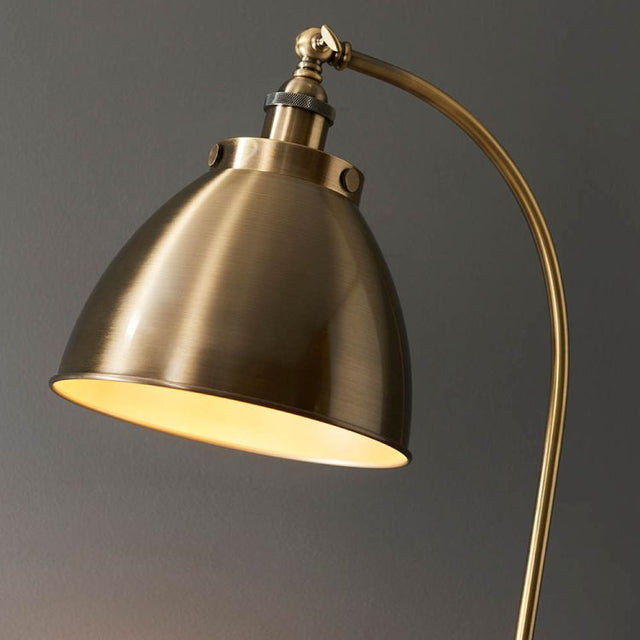 Franklin Antique Brass Task Floor Lamp