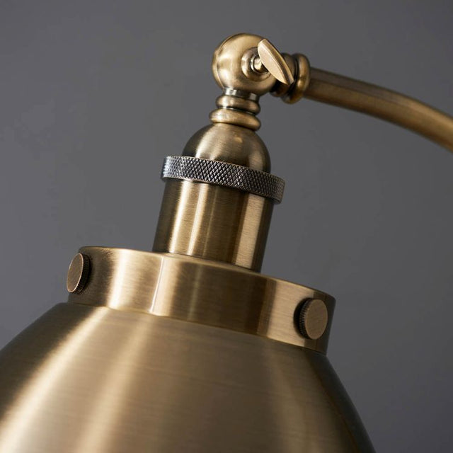 Franklin Antique Brass Task Floor Lamp