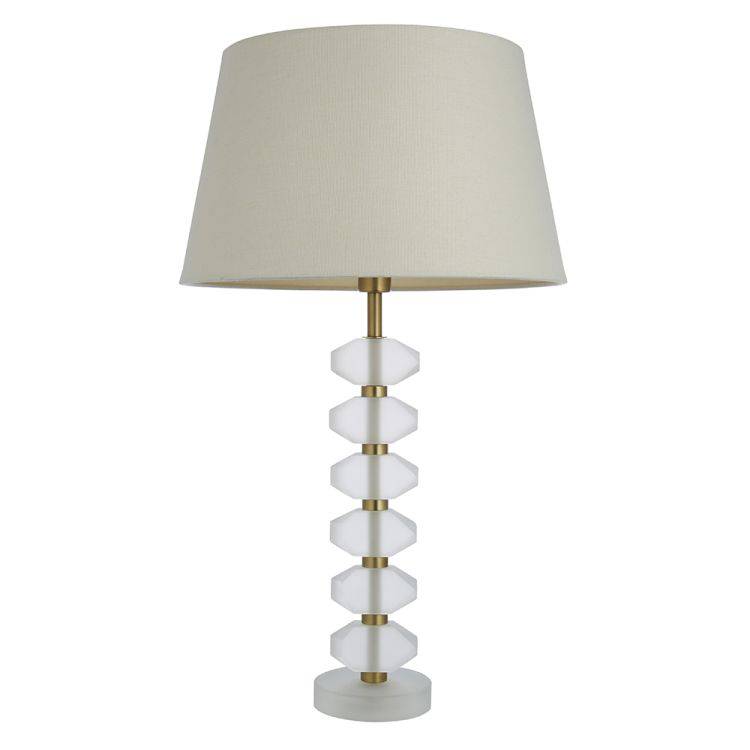 Annabelle Table Lamp & Cici 14 inch Ivory Shade - Comet Lighting