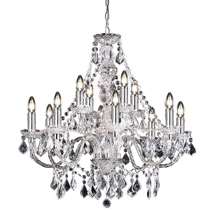 Clarence 12-Light Chandelier - Comet Lighting
