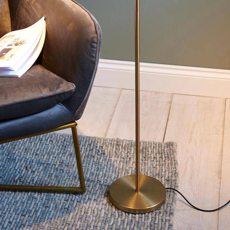 Dedicated Reader Task Floor Lamp Brass Plated - Comet Lighting
