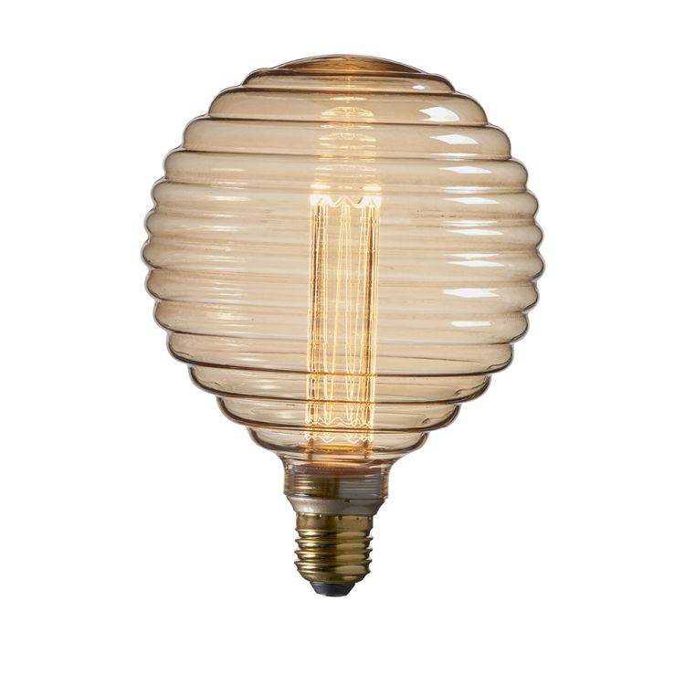 Endon E27 LED Beehive Amber 2.5w 1800k 120lm - Comet Lighting