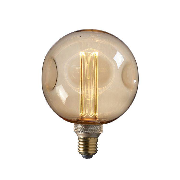 Endon E27 LED Dimple Amber 2.5w 1800k 120lm - Comet Lighting