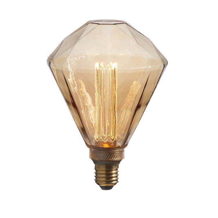 Endon E27 LED Facett Amber 2.5w 1800k 120lm - Comet Lighting