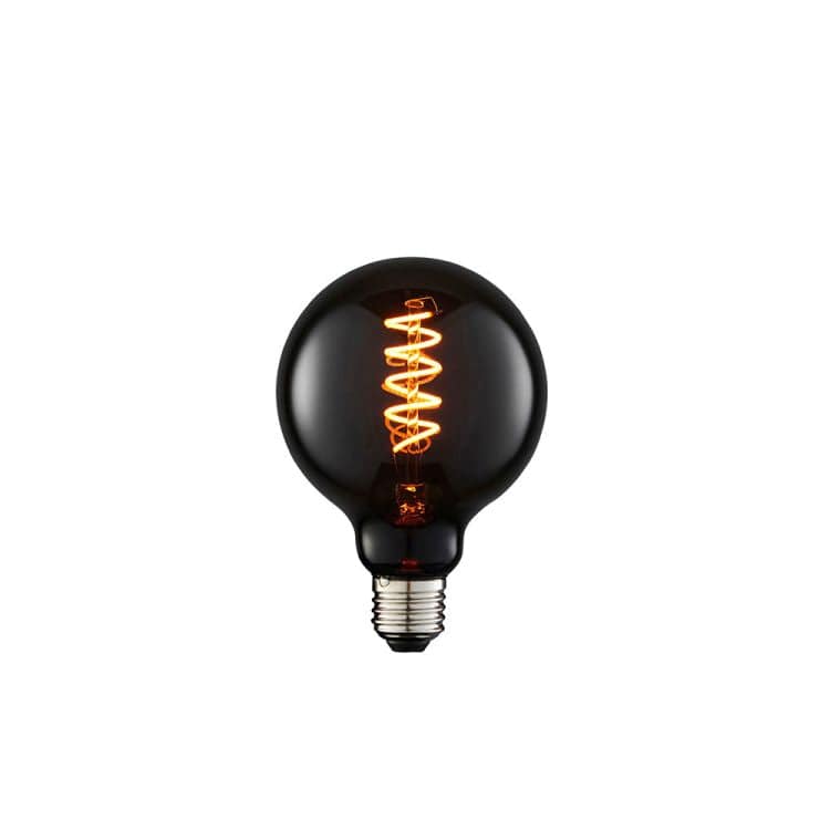 Endon E27 LED Filament Spiral 95mm Globe 4w 1800k 80lm - Comet Lighting