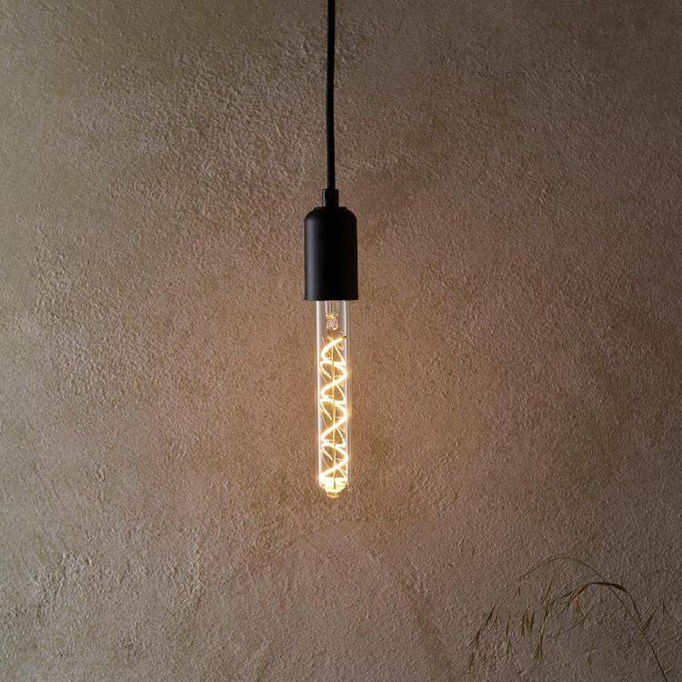 Endon E27 LED Spiral Tubular Filament 4w 2200k 265lm Dimmable - Comet Lighting