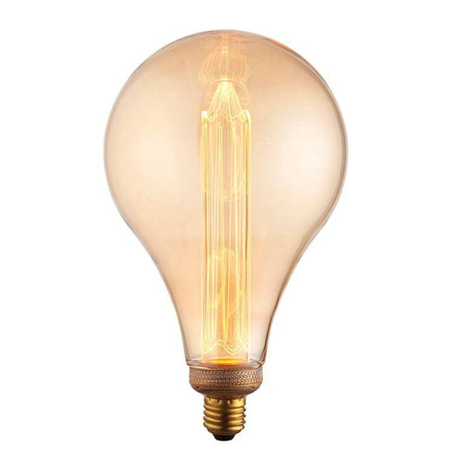 Endon E27 LED XL 148mm Globe Amber 2.5w 2300k 120lm - Comet Lighting