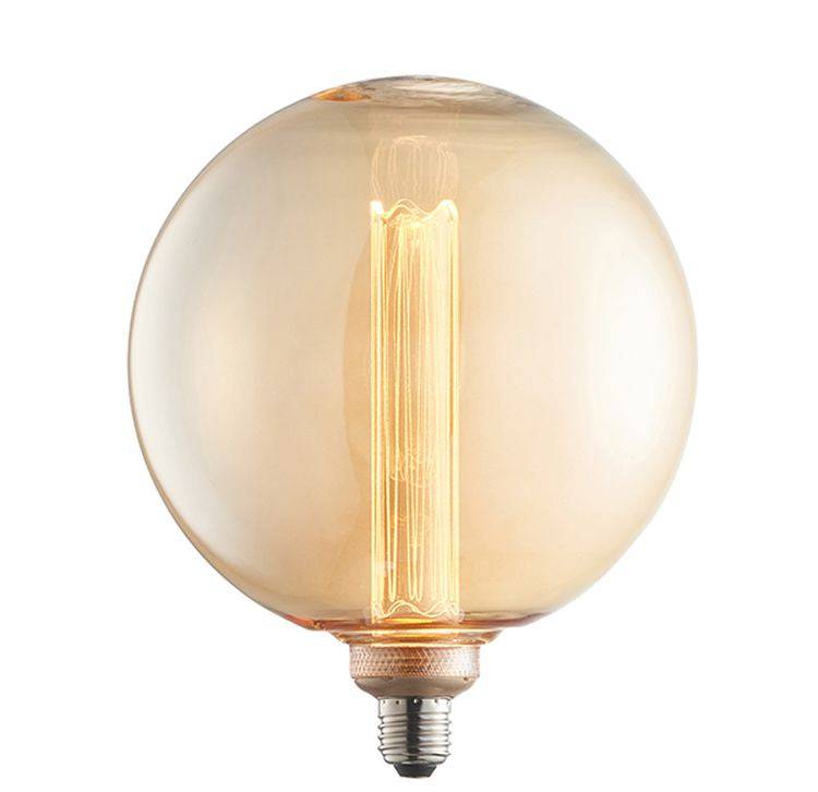 Endon E27 LED XL 200mm Globe Amber 2.8w 1800k 120lm - Comet Lighting