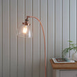 Hansen Task Floor Lamp Aged Copper - Comet Lighting