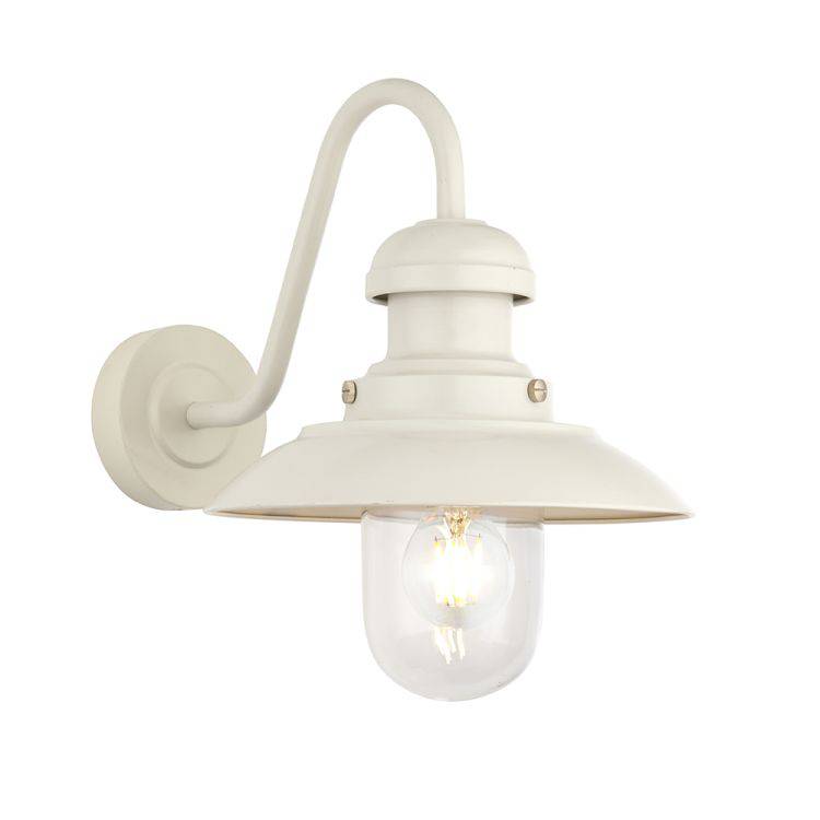 Hereford Outdoor Wall Light A White - Comet Lighting