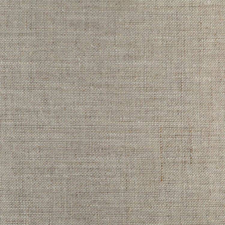 Highclere Table Lamp Brushed Chrome w/ Natural Shade - Comet Lighting