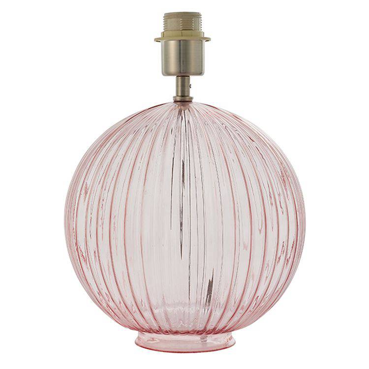 Jemma Table Lamp base only Dusky Pink - Comet Lighting