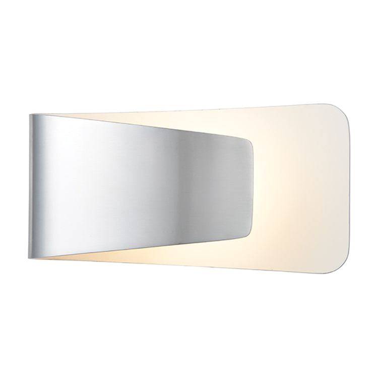 Jenkins 1-Light Wall Light Aluminium - Comet Lighting