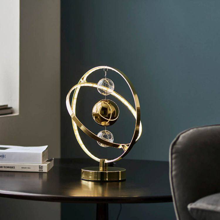Muni Table Lamp Gold - Comet Lighting