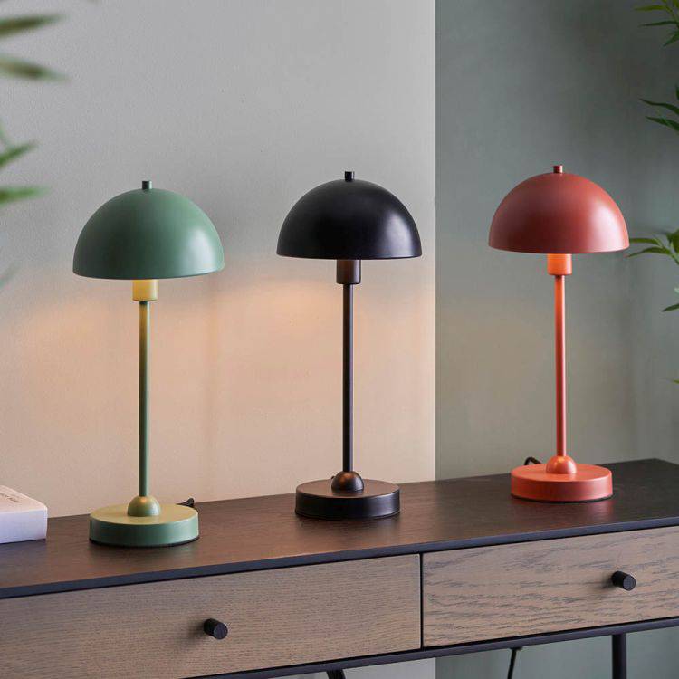 Saroma Table Lamp Matt Black - Comet Lighting