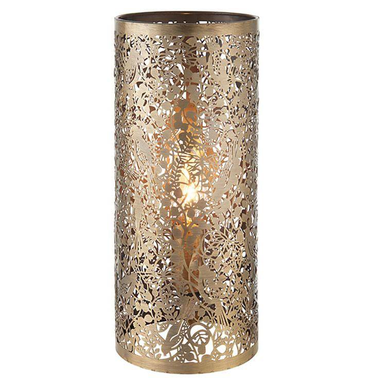 Secret Garden Table Lamp Antique Brass - Comet Lighting