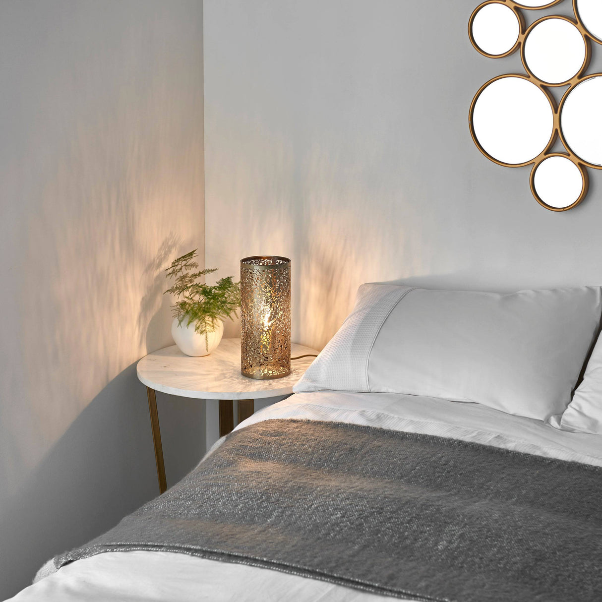 Secret Garden Table Lamp Antique Brass - Comet Lighting