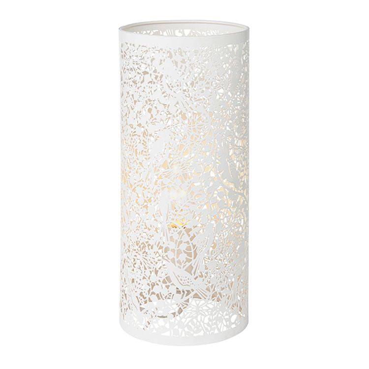 Secret Garden Table Lamp Matt Ivory - Comet Lighting