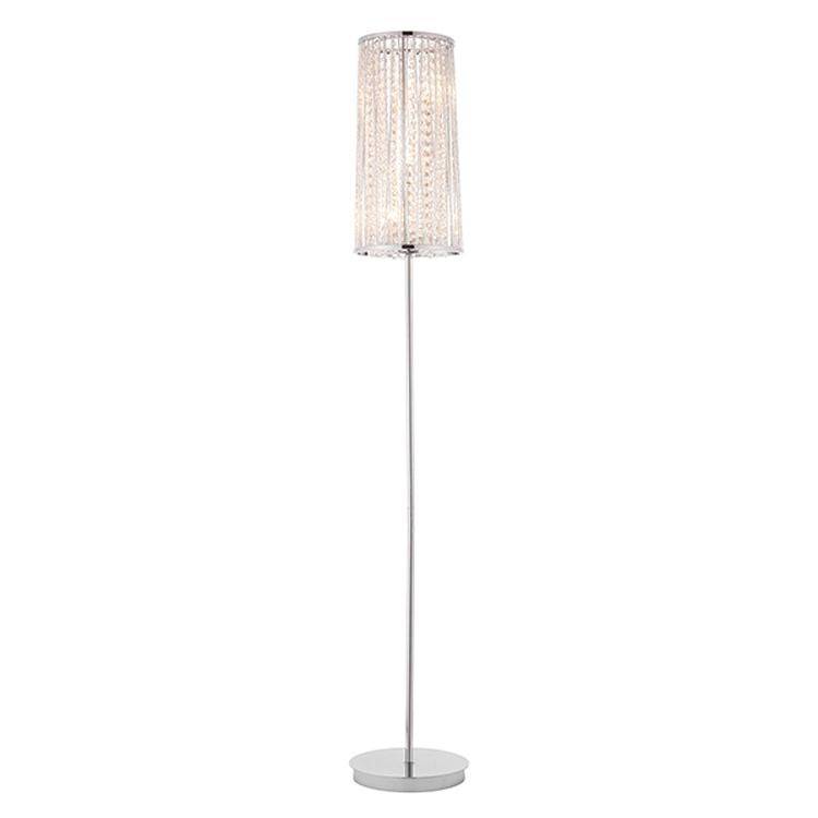 Sophia 3-Light Floor Lamp Chrome - Comet Lighting