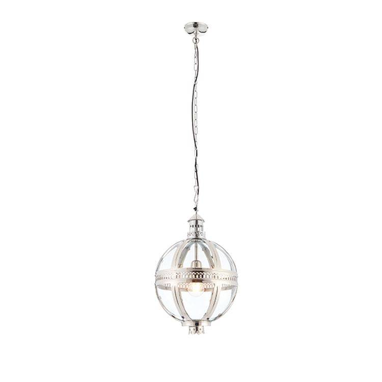 Vienna 305mm Pendant Ceiling Light Nickel - Comet Lighting