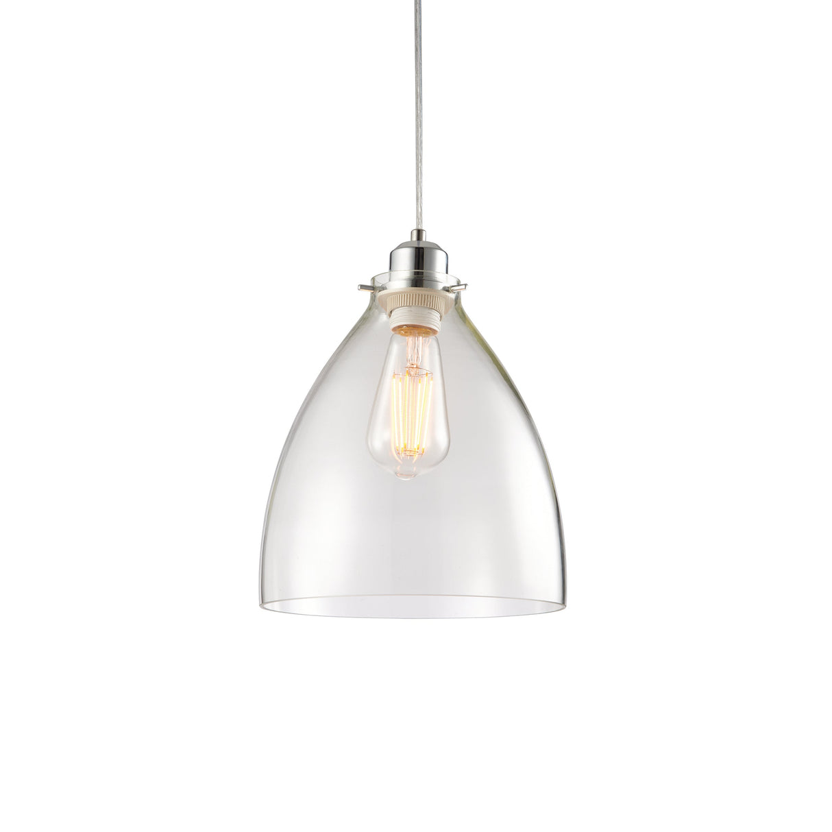 Elstow 1lt Pendant easyfit - Comet Lighting
