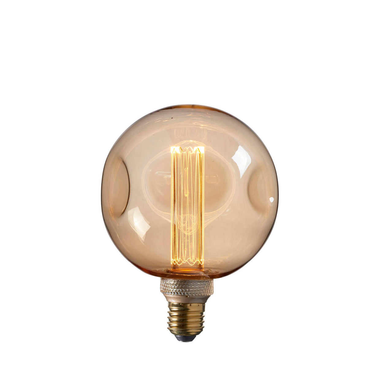 Endon E27 LED Dimple Amber 2.5w 1800k 120lm - Comet Lighting
