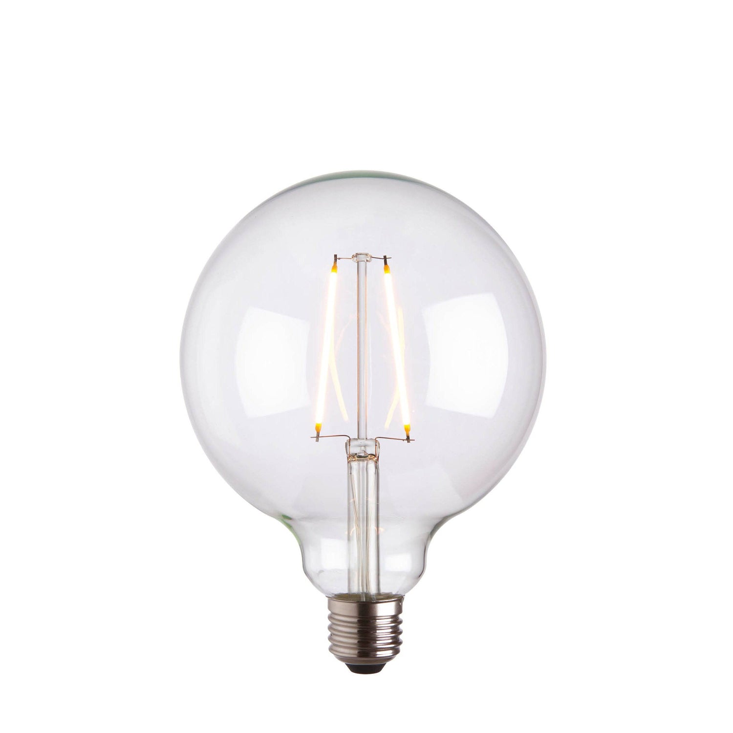 Endon E27 LED Filament 125mm Globe 2w 2200k 210lm - Comet Lighting