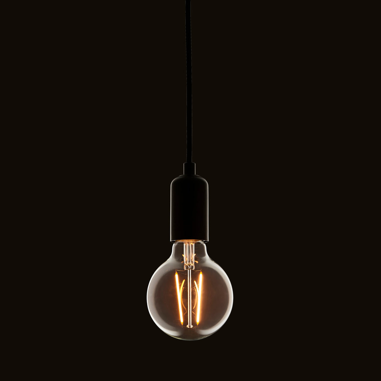 Endon E27 LED Filament 95mm Globe 2w 2200k 210lm - Comet Lighting