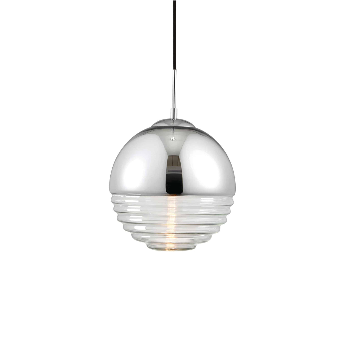 Paloma Pendant Ceiling Light Chrome - Comet Lighting