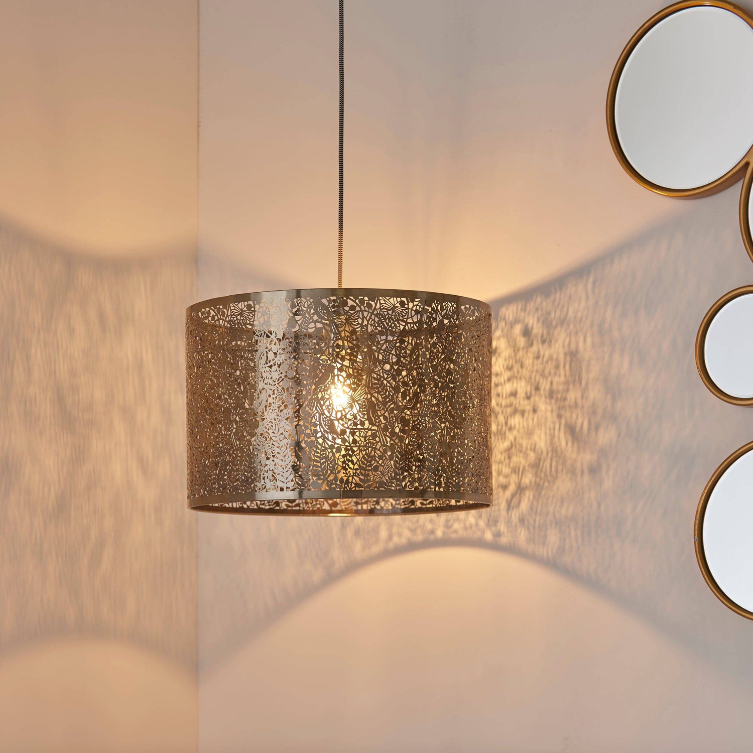 Secret garden 1lt Pendant easyfit - Comet Lighting