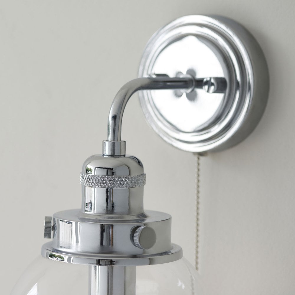 Cheswick Wall Light Chrome Plated