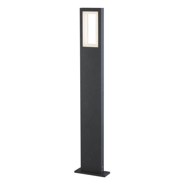 Edgecott Outdoor LED Post Dark Grey 730mm - Comet Lighting