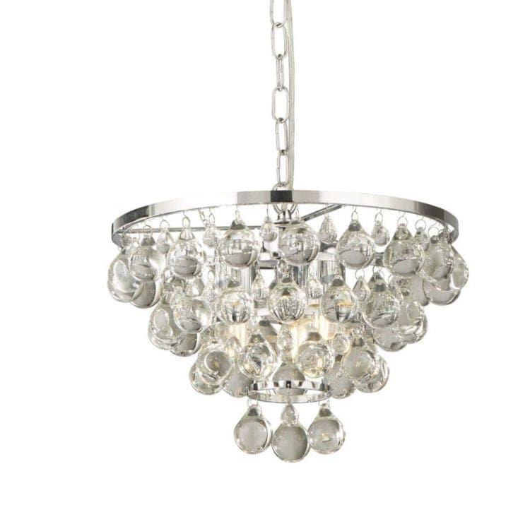 Haytor 4Lt Pendant Ceiling Light Chrome - Comet Lighting