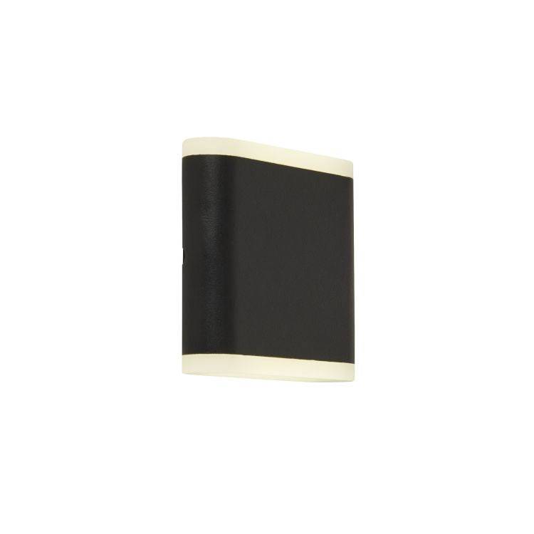 Ottawa Outdoor LED Up/Down Wall Light - Matt Black - Comet Lighting