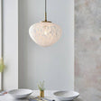 Ganges Pendant Ceiling Light Satin Brass - Comet Lighting
