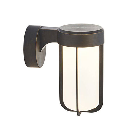 Taw LED Wall Light Brushed Bronze Finish & Frosted Glass - Comet Lighting