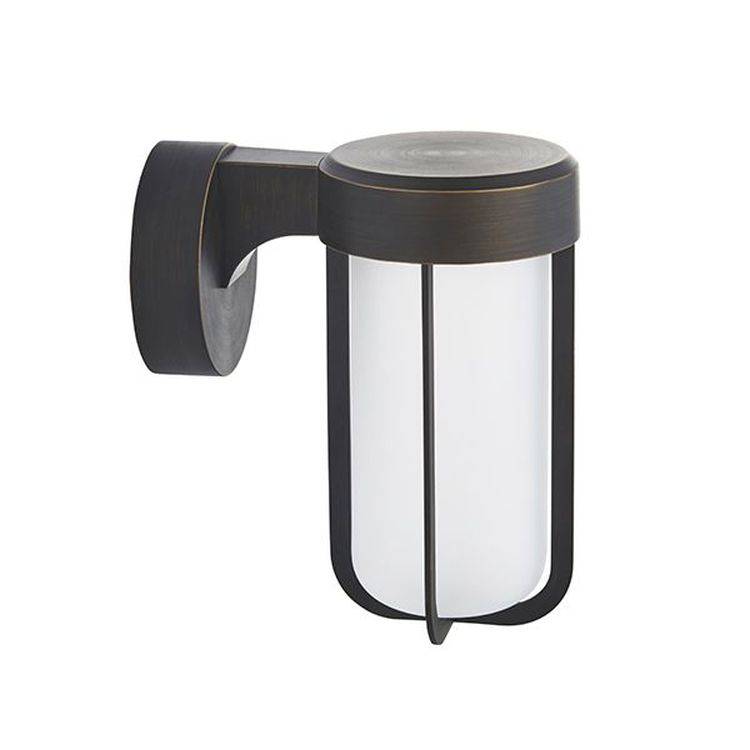 Taw LED Wall Light Brushed Bronze Finish & Frosted Glass - Comet Lighting