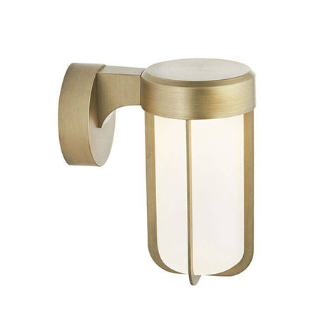 Taw LED Wall Light Brushed Gold Finish & Frosted Glass - Comet Lighting