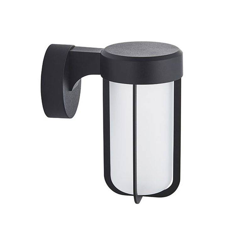 Taw LED Wall Light Matt Black Finish & Frosted Glass - Comet Lighting