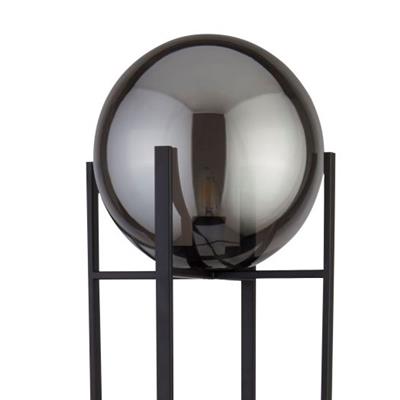 Kenton 1Lt Floor Lamp Black - Comet Lighting