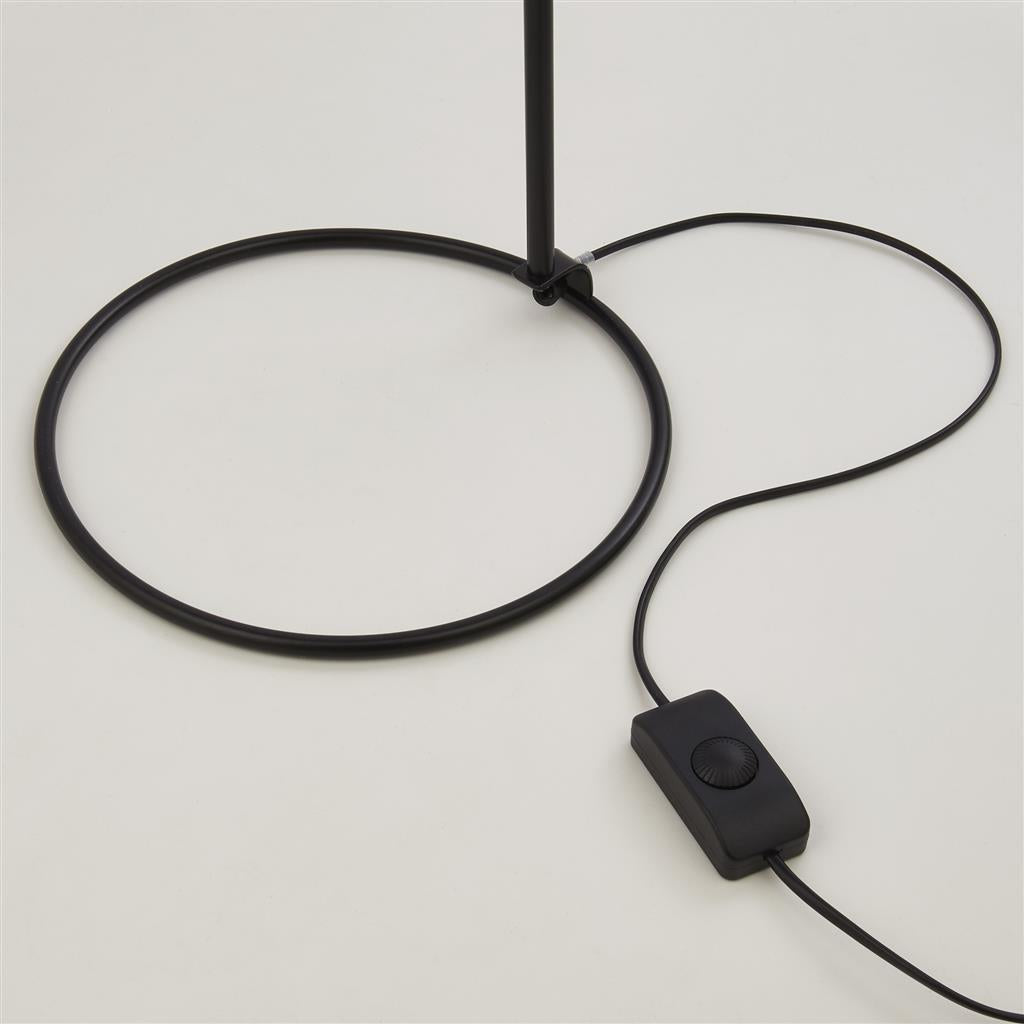 Dulwich Floor Lamp - Black Metal - Comet Lighting
