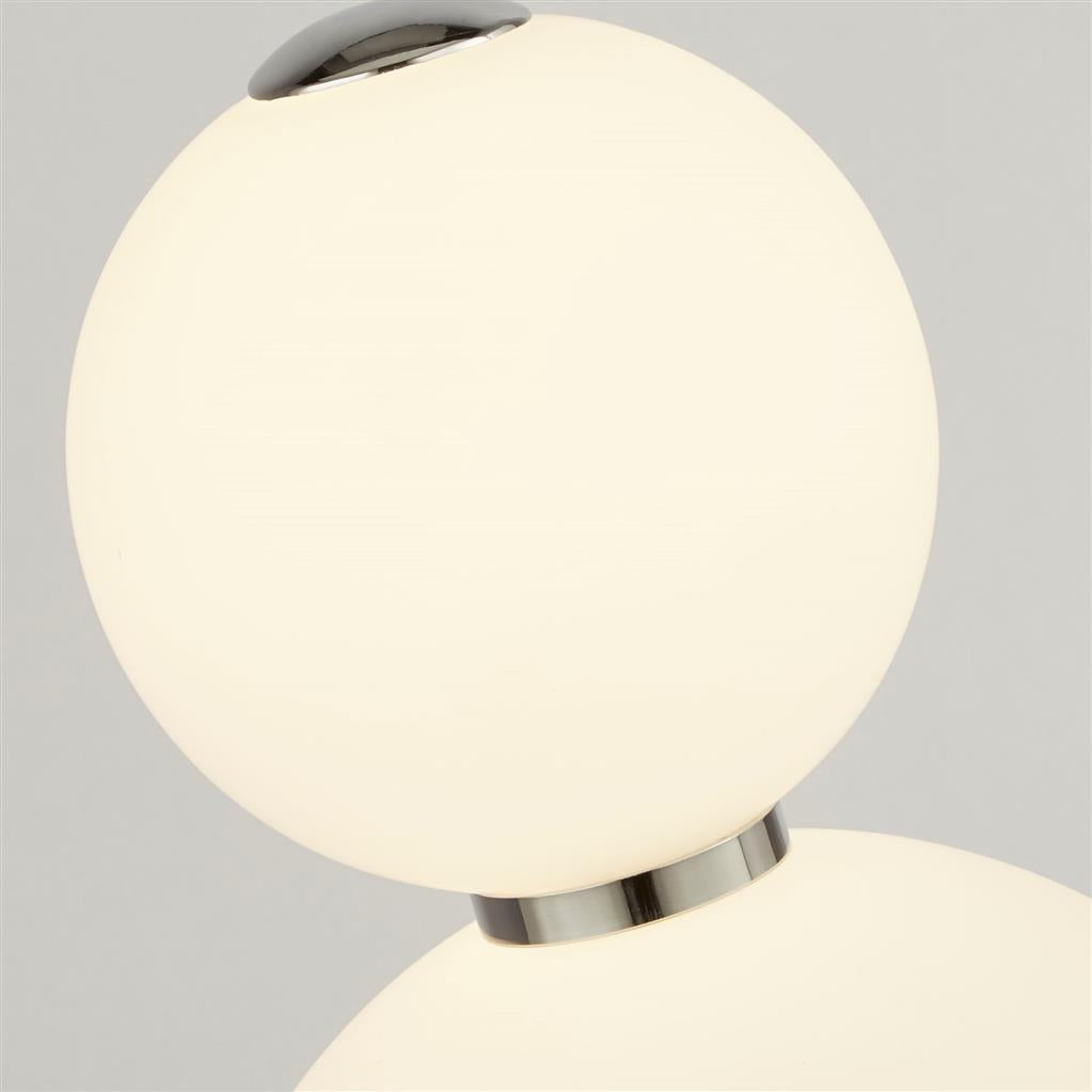 Exton 2Lt LED Table Lamp Chrome - Comet Lighting