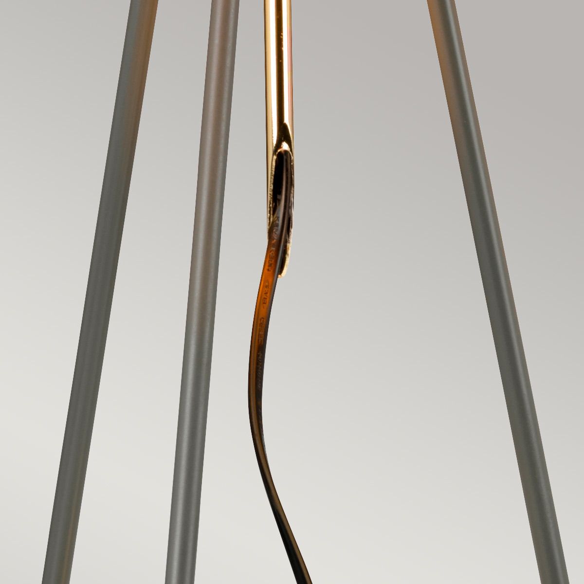 Ferrara Table Lamp - Grey and Polished Gold - Comet Lighting