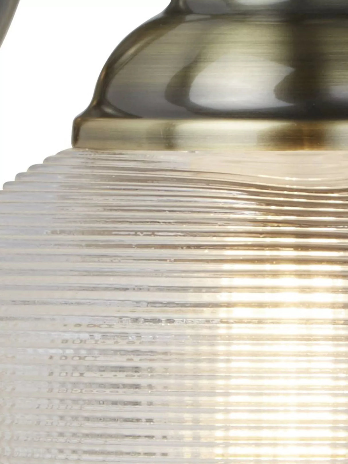 Searchlight Bistro II - 1 Light Wall Bracket Brass Glass