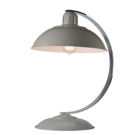 Franklin 1 Light Desk Lamp - Grey - Comet Lighting