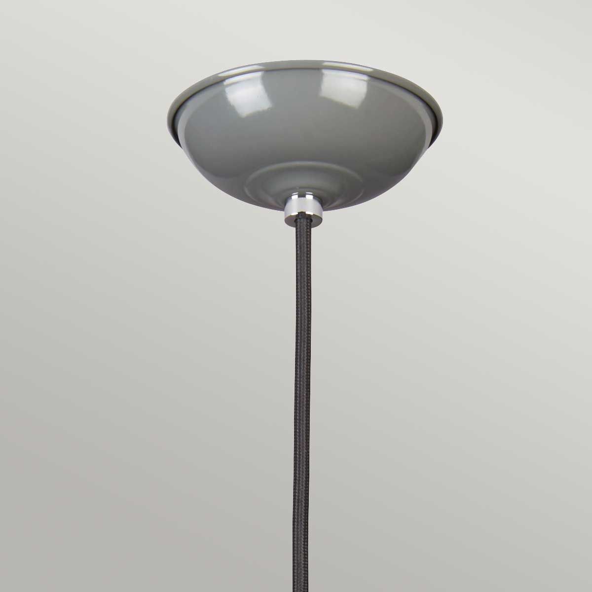 Franklin 1 Light Pendant - Grey - Comet Lighting