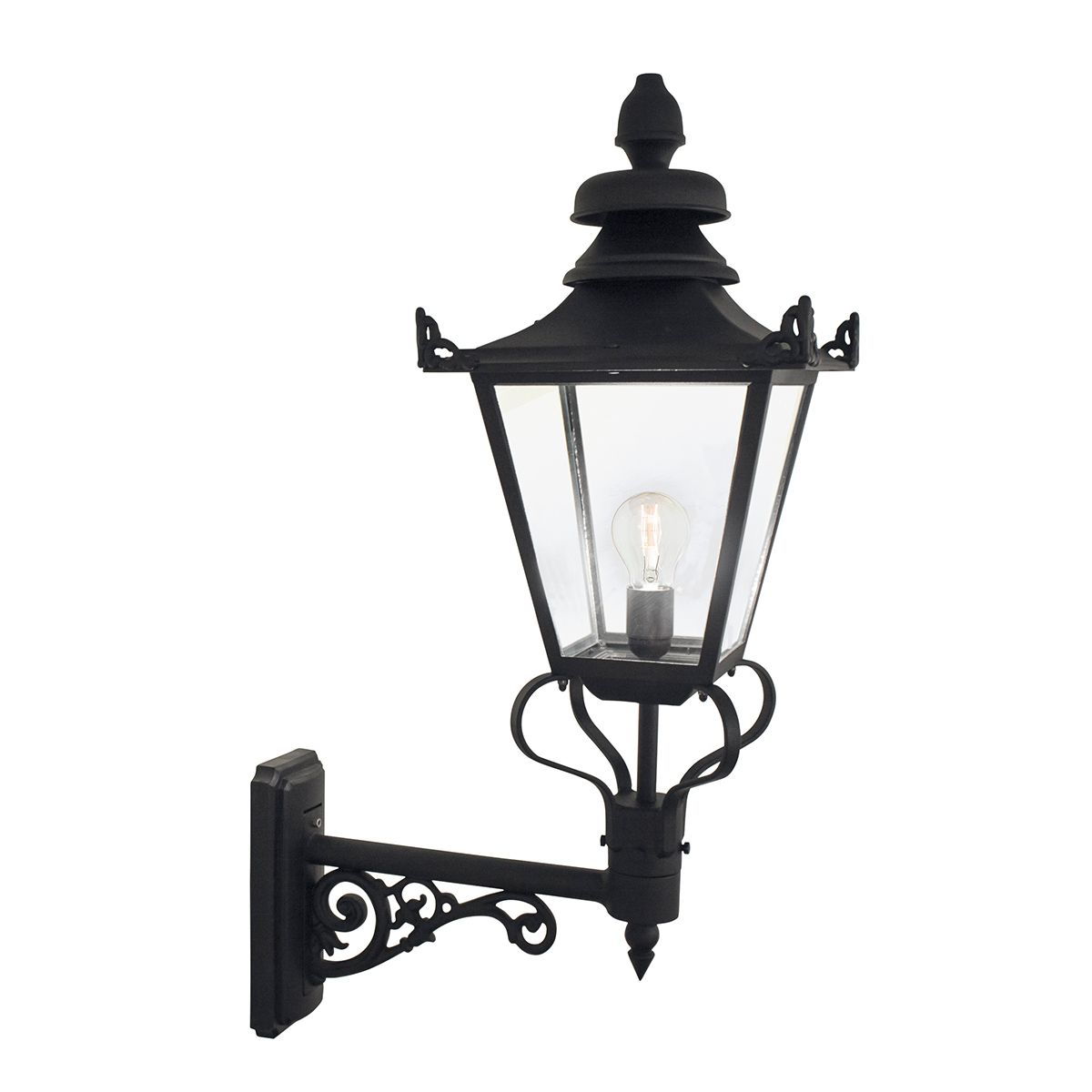 Grampian Outdoor Wall Lantern Black - Comet Lighting