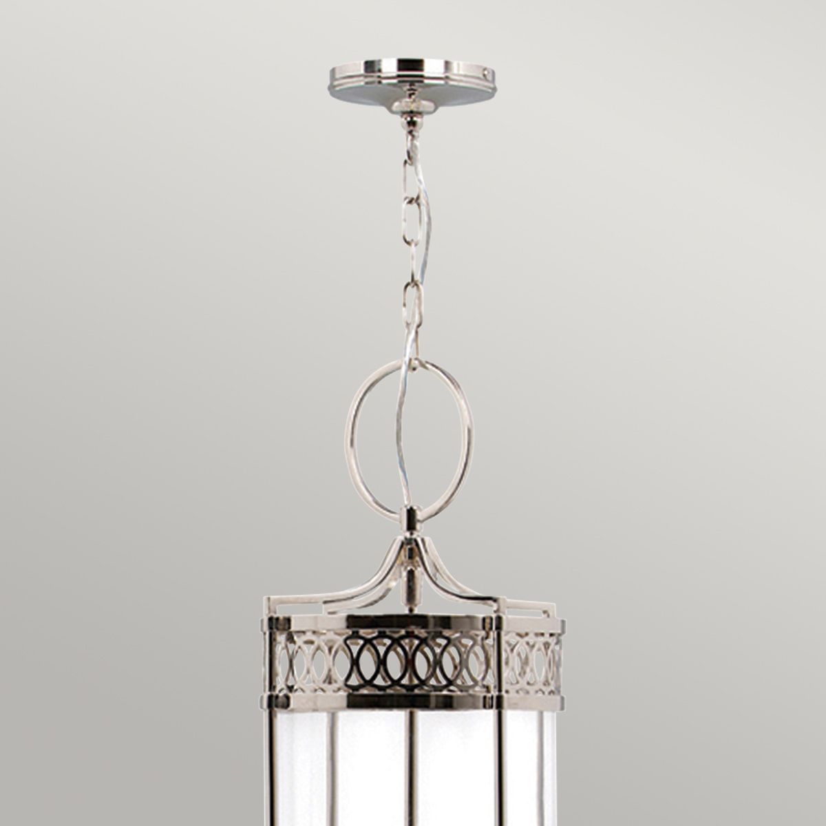 Guildhall Pendant - Polished Nickel - Comet Lighting